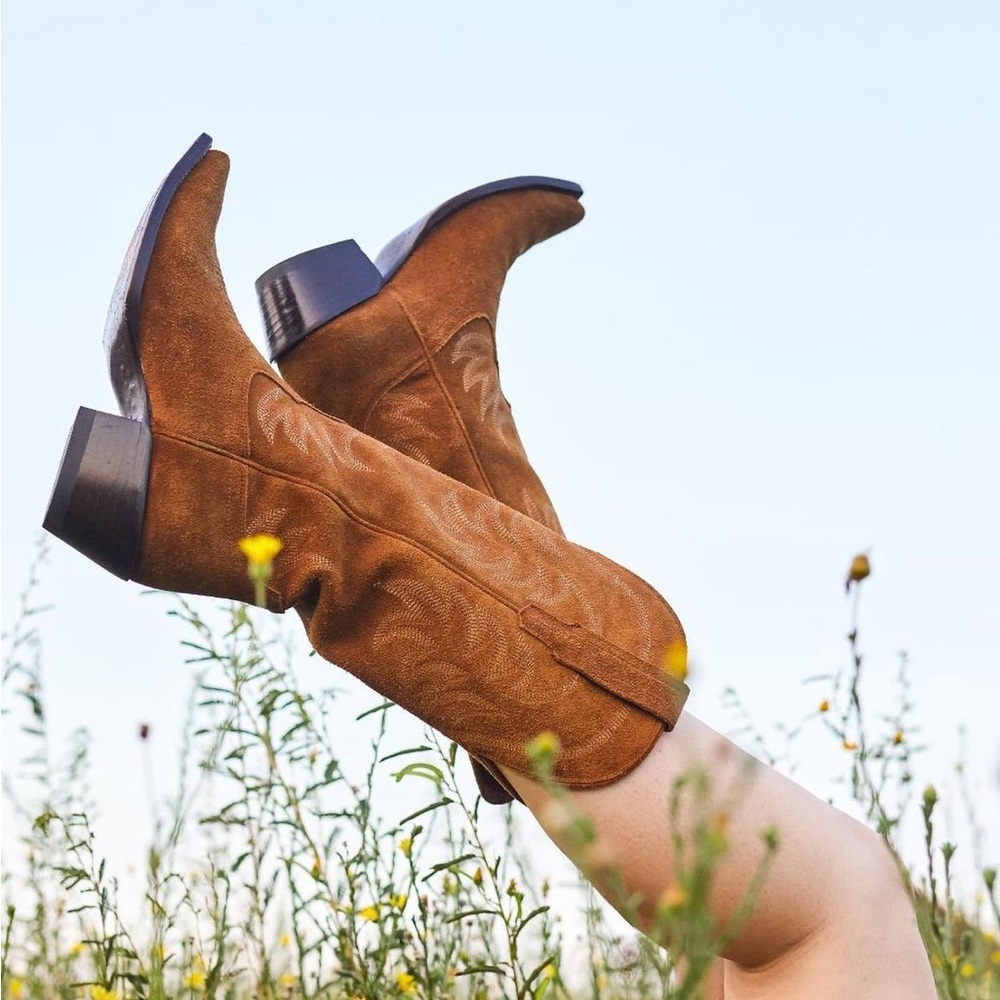 Tecovas The Annie Boot in Sienna Suede